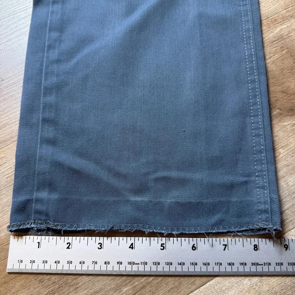 G-Star Raw Pants Mens 30x30 Blue Shortcut Union Button Fly Workwear Trousers